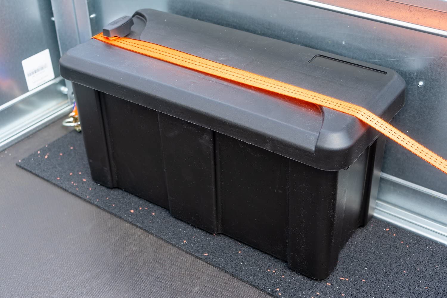 UNITRAILER Alfombrilla de Goma Antideslizante para Transporte 5000 x 250 x 6 mm Rollo de Caucho para asegurar Carga en Camiones Furgonetas y remolques logística Profesional