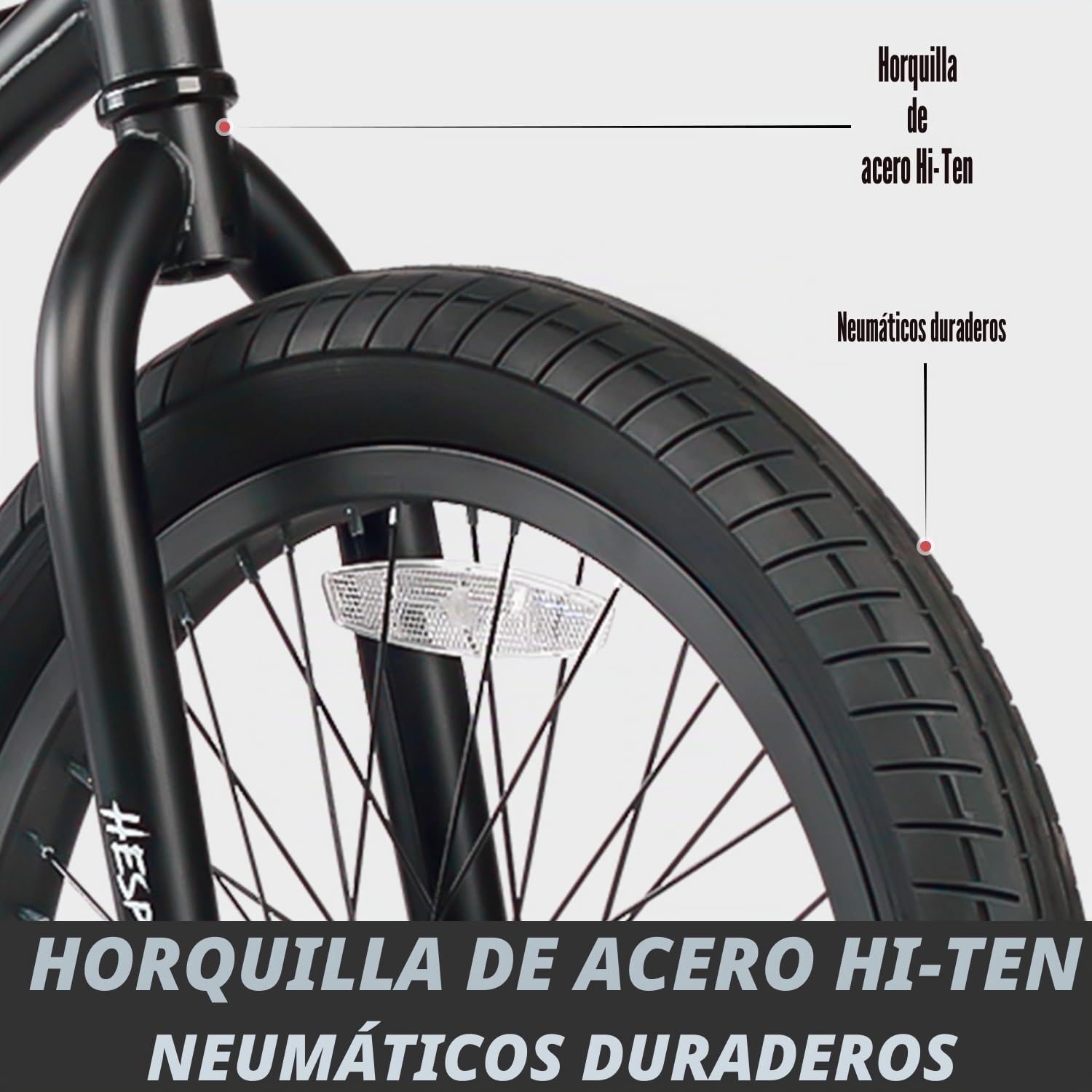 AVASTA Hesper - Bicicleta BMX Freestyle de 20 pulgadas para niños con 4 clavijas, bicicletas para niños de 6 a 14 años y principiantes, color negro