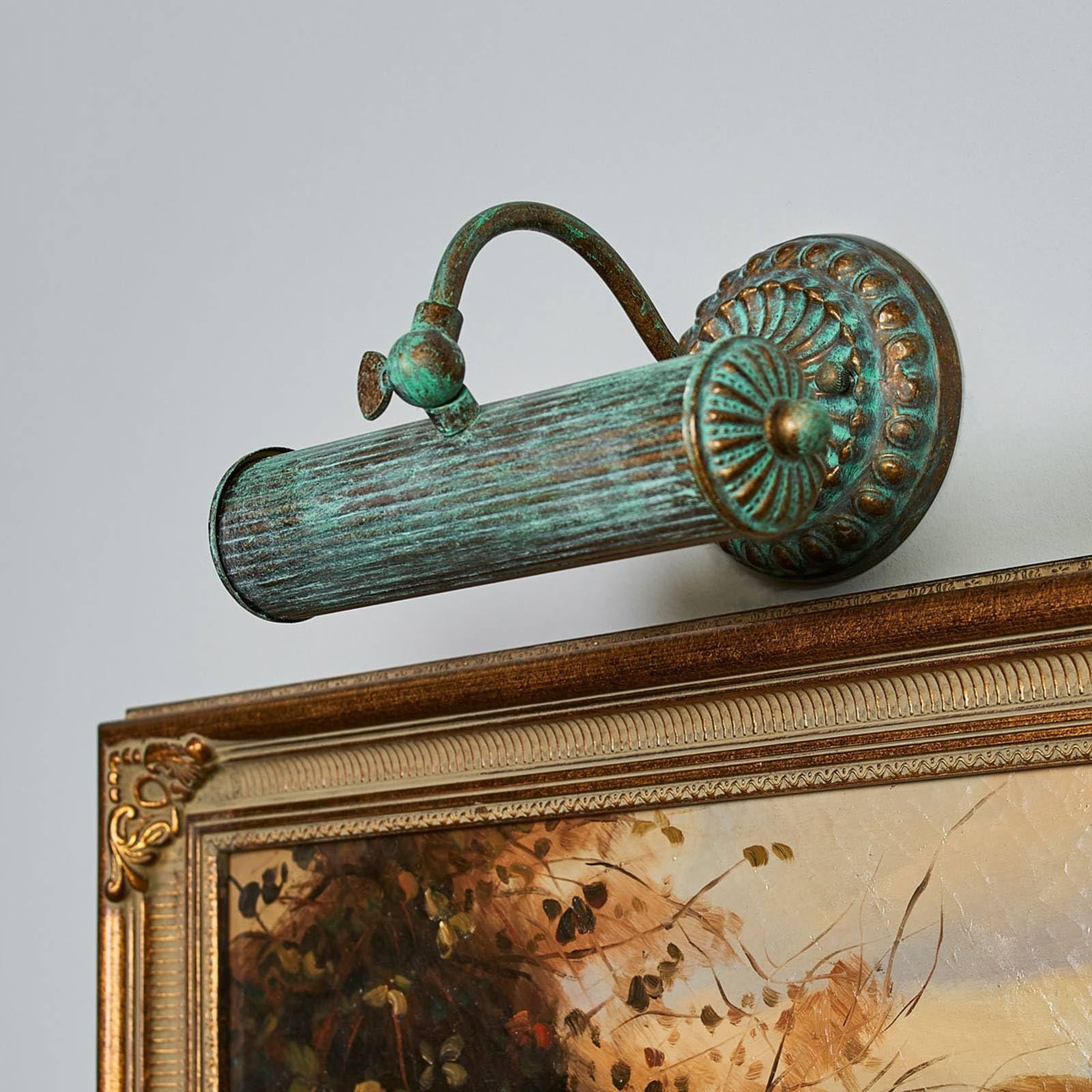 Lindby Wandleuchte, Wandlampe Innen Beno (Retro Vintage Antik) in Bronze aus Metall (1 flammig E14) - Bilderleuchte Wandstrahler Wandbeleuchtung Schlafzimmer/Wohnzimmer Wohnzimmerleuchte