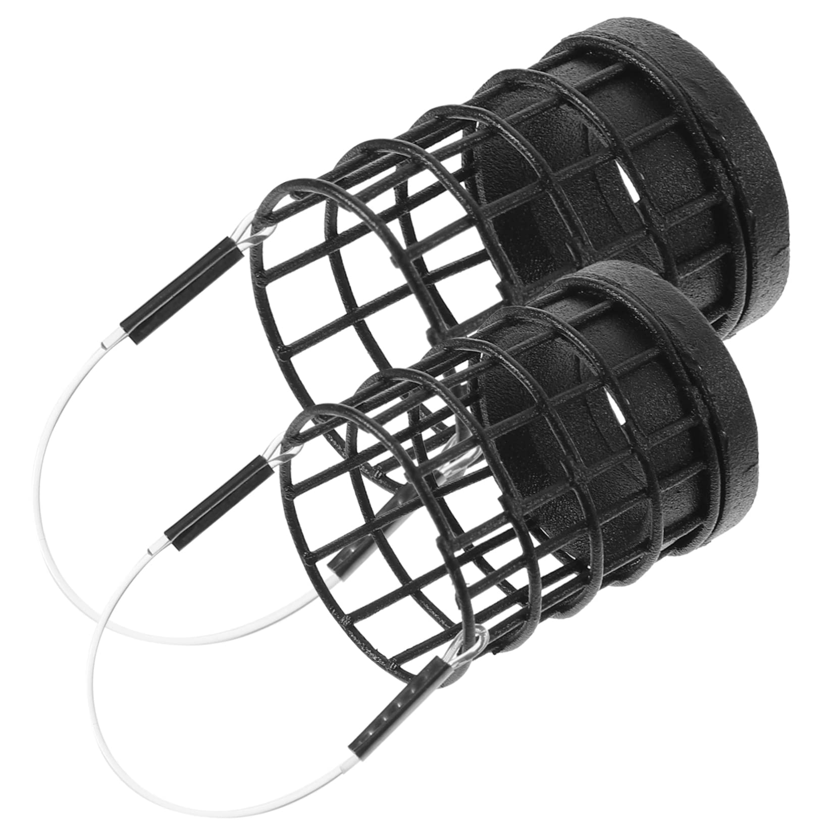 Toddmomy 2pcs Fishing Bait Cage Bait Feeder for Outdoor Fishing Supplies Lightweight Design
