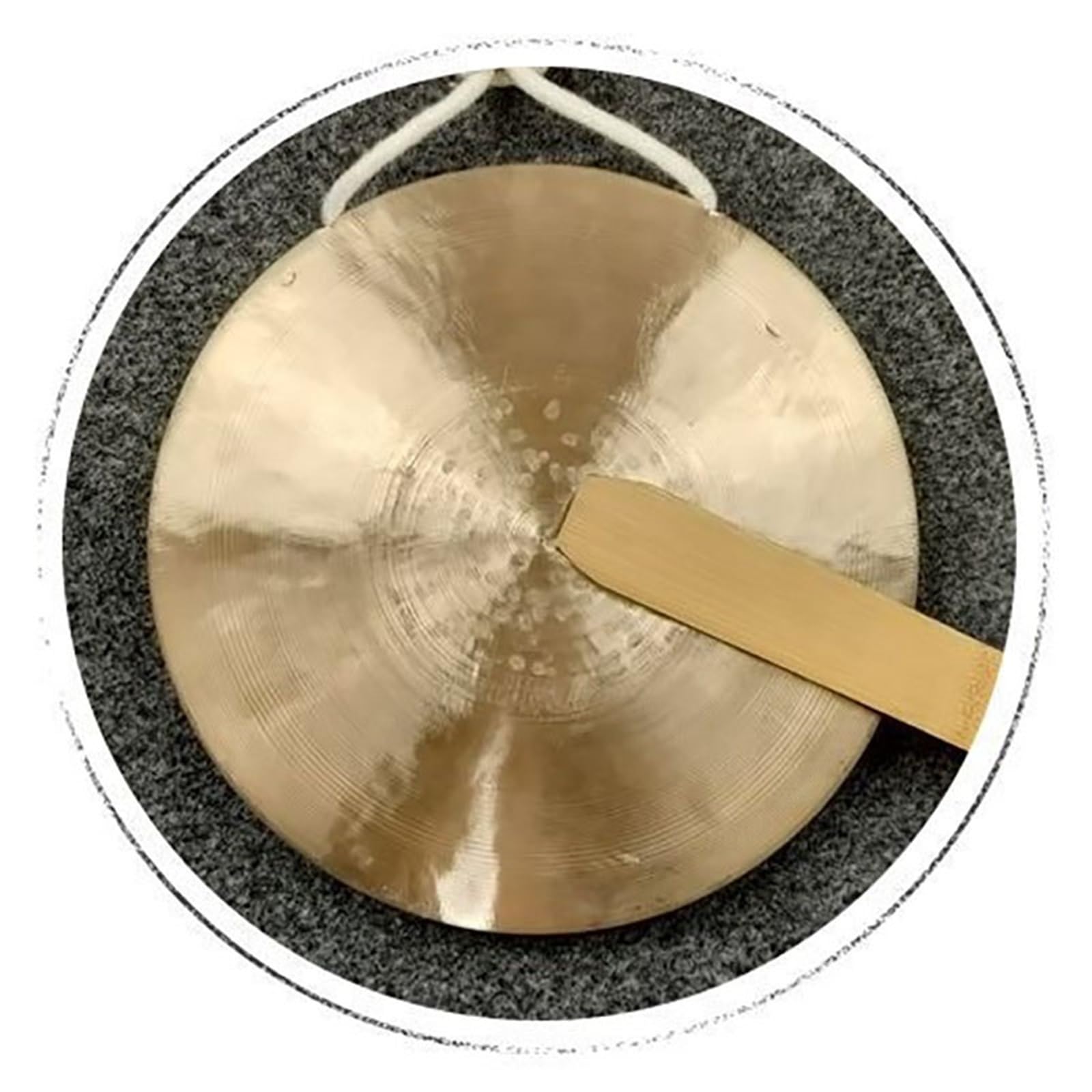 Gongs y platillos portátiles, Instrumento musical de percusión gong cobre platillo mano for meditación 21-27 cm(21cm treble)