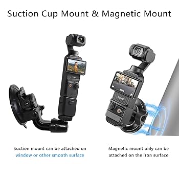 GoPro - seusun　DJI Osmo Pocket Amazon.com : Suction Cup Camera Mount Compatible with Gopro