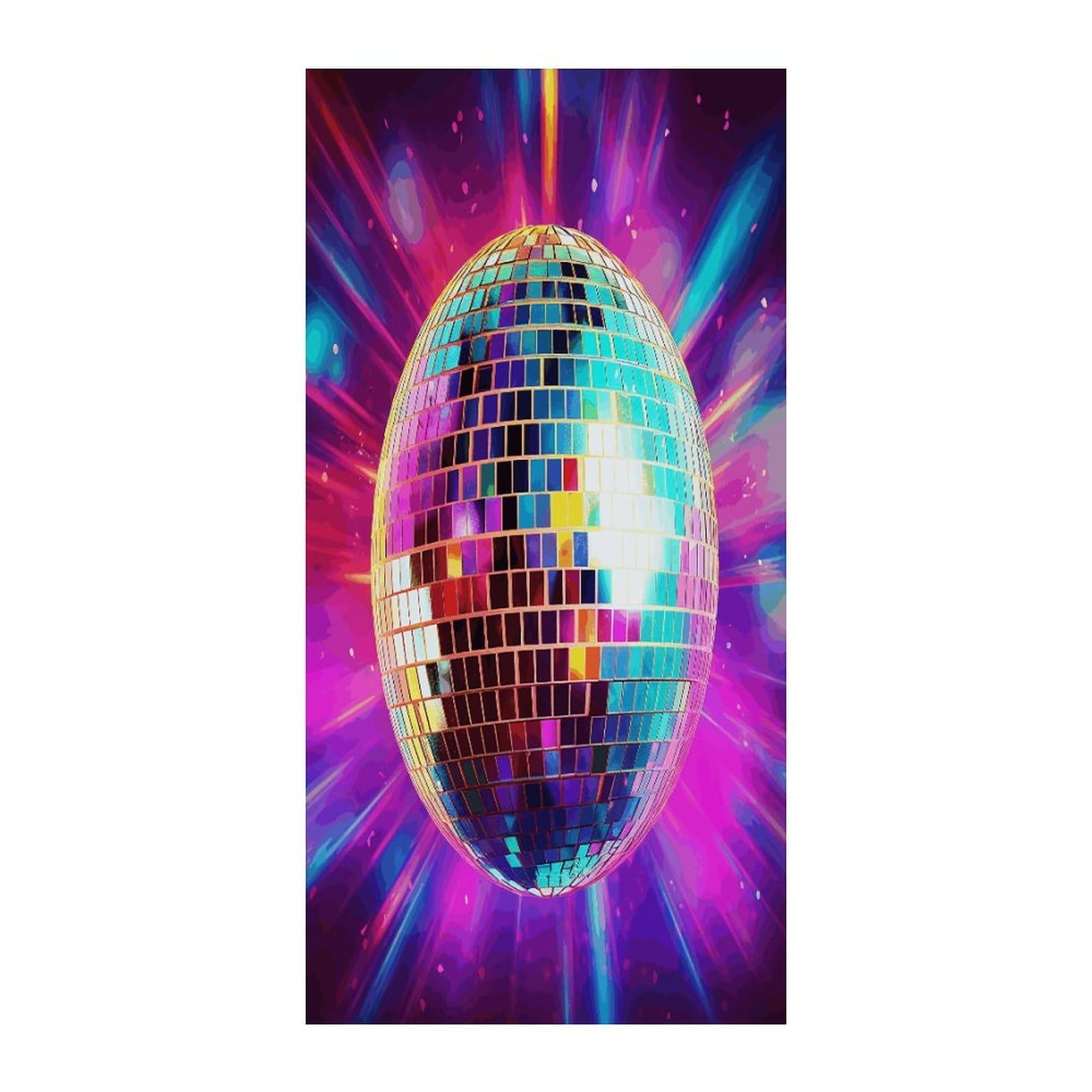 Fekiloot Style Space Disco Ball Door Curtain Room Divider Curtains