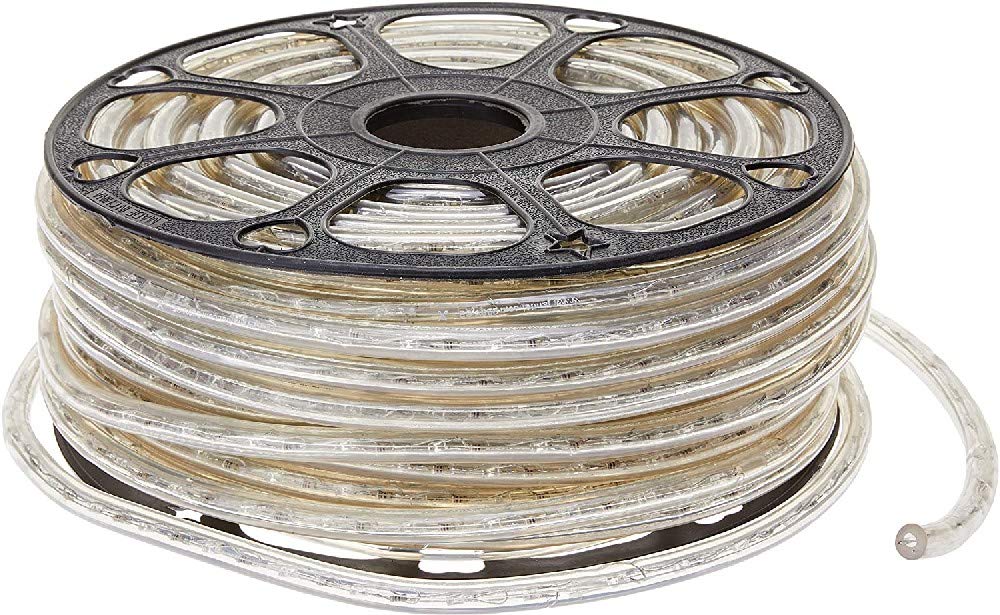 Hilo luminoso LED exterior IP65 corte 0,5m 220V bobina 50m (Verde)