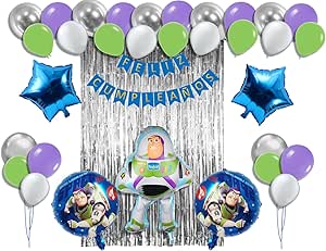Cumpleaños Decoracion Tematica Buzz Lightyear Niño Decoacion De