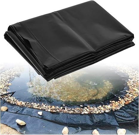 Image LXLIGHTS Flexible Fish Pond Liner, 2m/3m/4m/5m/6m/8m Heavy Duty 0.2mm Thick HDPE Waterproof Pool Membrane For Koi Ponds Swimming Pool Fountains Waterfall, 62 Sizes Image LXLIGHTS Flexible Fish Pond Liner, 2m/3m/4m/5m/6m/8m Heavy Duty 0.2mm Thick HDPE Waterproof Pool Membrane For Koi Ponds Swimming Pool Fountains Waterfall, 62 Sizes