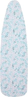 ZOES HOMEWARE Ironing Board Cover and Pad 100% Cotton Thick Padding with Elasticized Edges Premium Cover Fits Standard Siz...