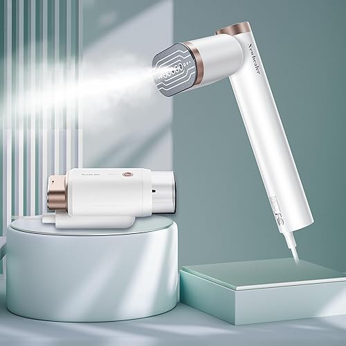 Newbealer Vaporizadores de mano para ropa, 2 niveles de vapor, vapor horizontal y vertical, portátil para viajes y uso doméstico