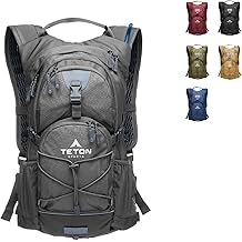 Teton Oasis/Trailrunner Hydration Backpack &ndash; Lightweight Water Pack with 2L/3L Bladder for Hiking, Running, Cycling, Biking 18L/22L Sizes &ndash; Sewn-in Rain Cover &ndash; Fits Men and Women
