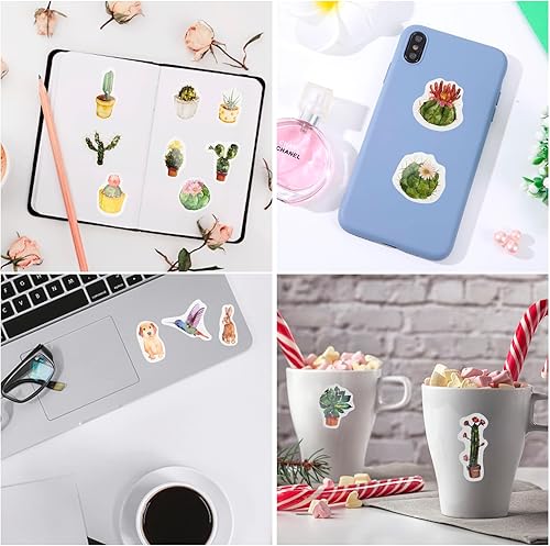 Miniatura 6 de Pegatina de jardín con conejo pájaro flor ardilla pájaro patrón