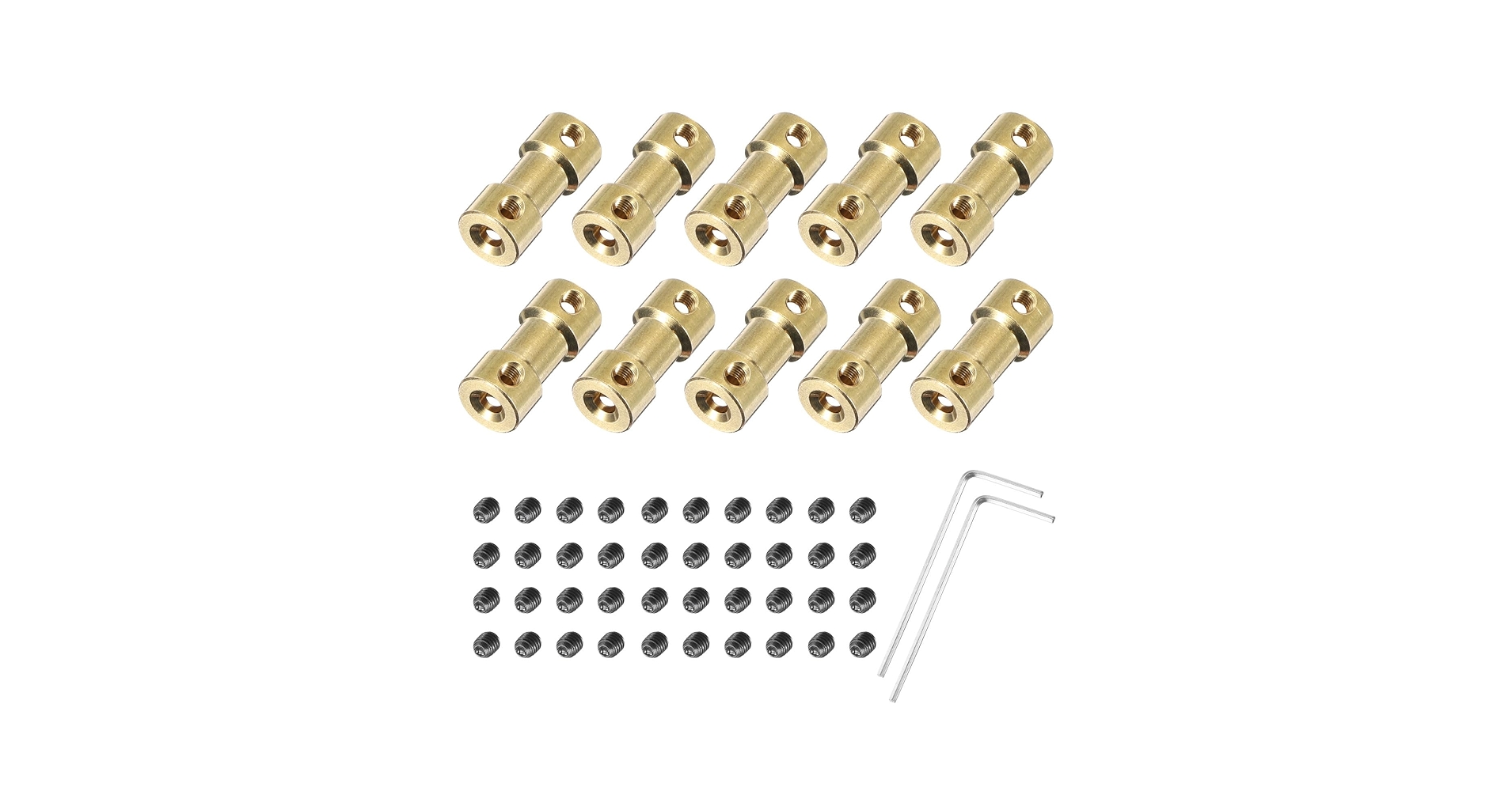 Amazon.co.jp: uxcell 10個セット 2mmから3 mmの真鍮シャフト