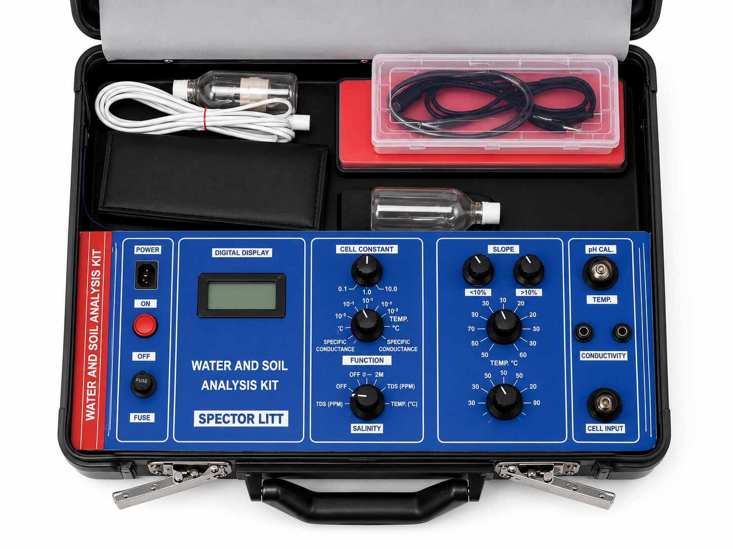 Digital Water And Soil Quality Analyzer Kit | 6 Parameters | pH, Conductivity, TDS, Salinity, ORP (mV) & Temperature Meter | Portable Laboratory & Field Testing Instrument-picture-45