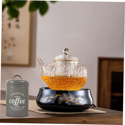 Miniatura 9 de BESTonZON 5 piezas de galletas de cocina de metal de azúcar de azúcar de metal rústico conveniente accesorio tapas de té para el hogar café de