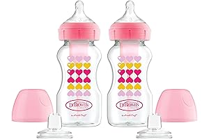 Dr. Brown's Natural Flow Anti-Colic Options+ Wide-Neck Sippy Bottle Starter Kit (9 oz)