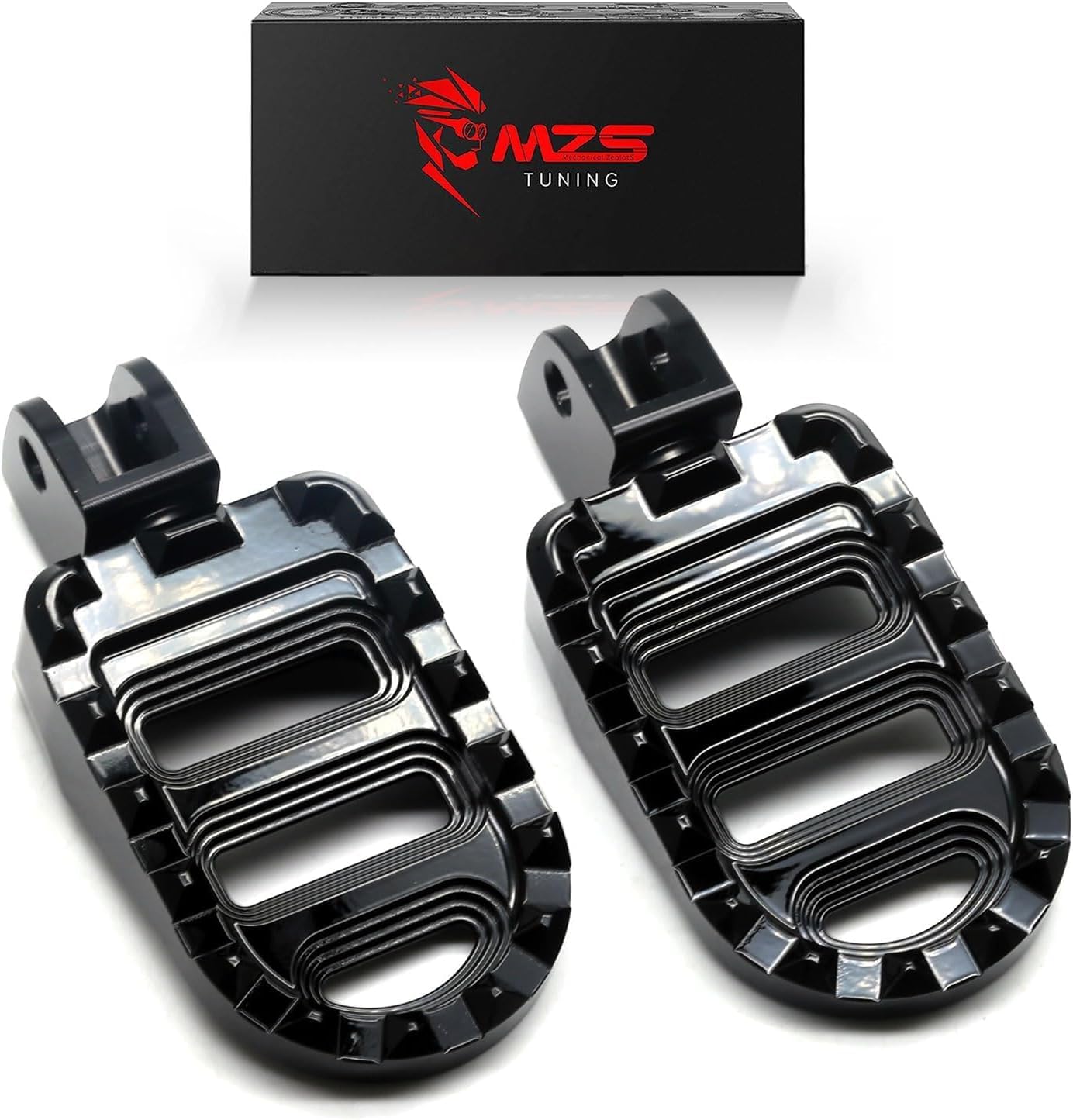 MZS Motorcycle Front Foot Pegs for Meteor 350 / Classic 350 2021-2025