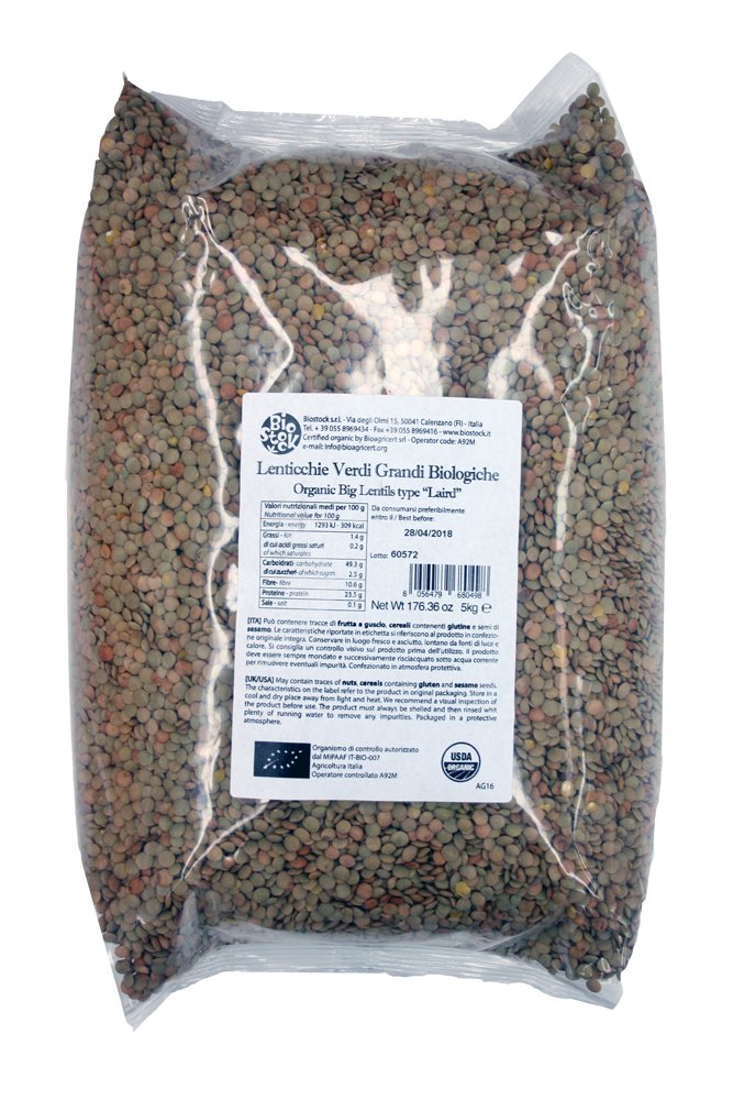 Probios Lentejas Verdes Grandes Especie Laird - 5000 gr