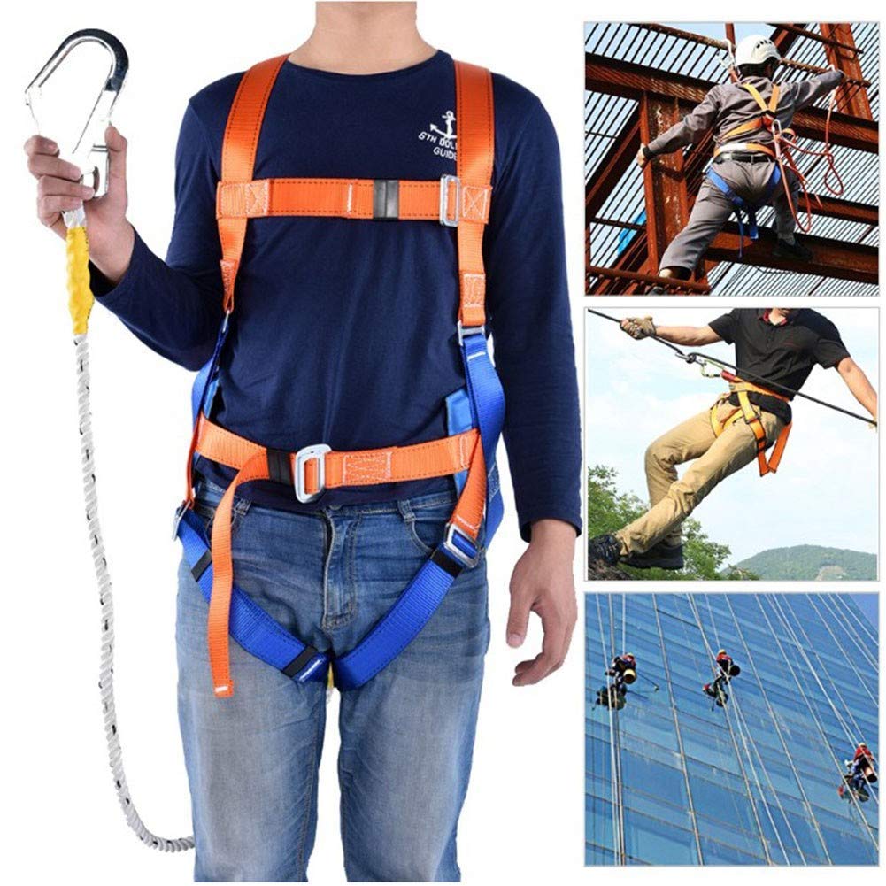 Buy Climbing Harness Full Body Protection, Safety Harness with Lanyard
