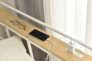 ロフトベッド 宮棚 パイプベッド 階段 耐荷重150kg セミダブル(ブラック) Amazon｜ロフトベッド 宮棚 パイプベッド 階段付き セミダブル