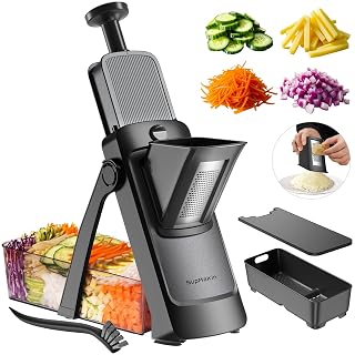 SupMaKin Safe Mandoline Slicer Pro, Vegetable Slicer Chopper with Container - Amazon product rated Grade A