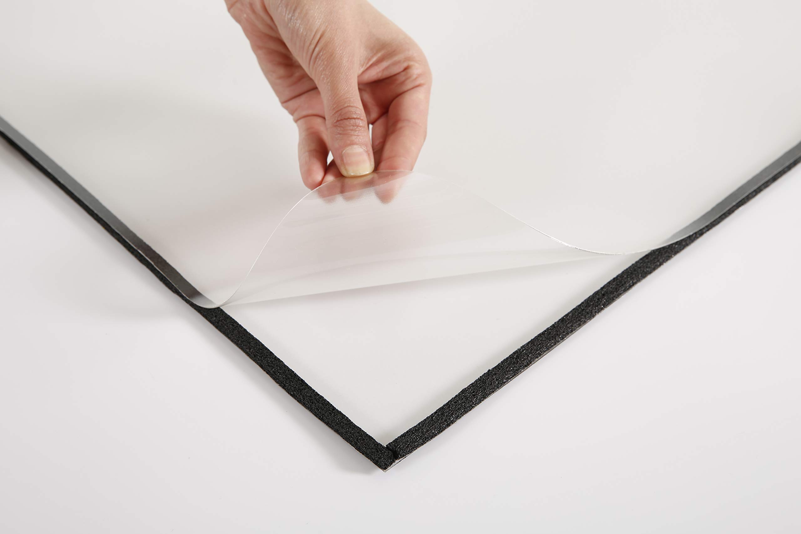 soporte para carteles con perfil de 32 mm, color negro, DIN A1, esquinas de inglete y parte trasera de acero