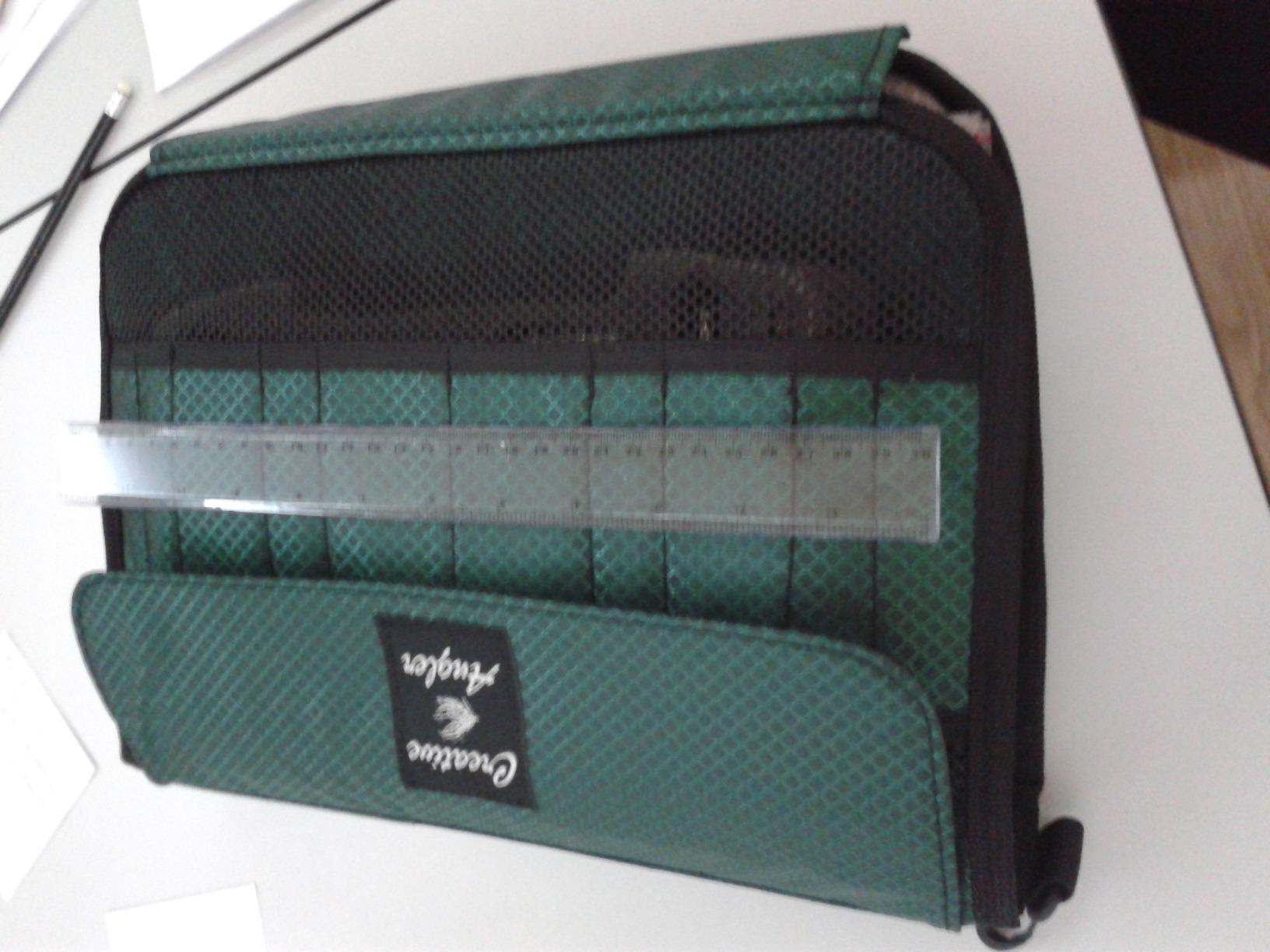 Creative Angler fly tying station in use with materials spread out