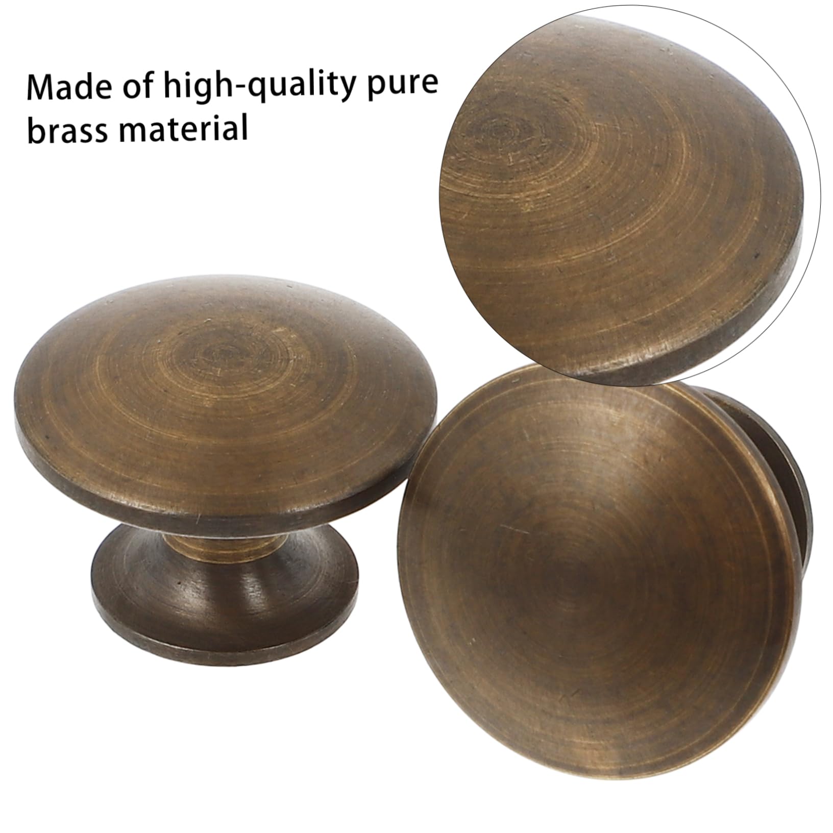 Hemobllo 2sätze Vintage Türgriff Massivmessing Schubladengriffe Robuste Möbelbeschläge Für Küchenschränke Kommoden Und Elegante Retro- Für Jeden Wohnraum