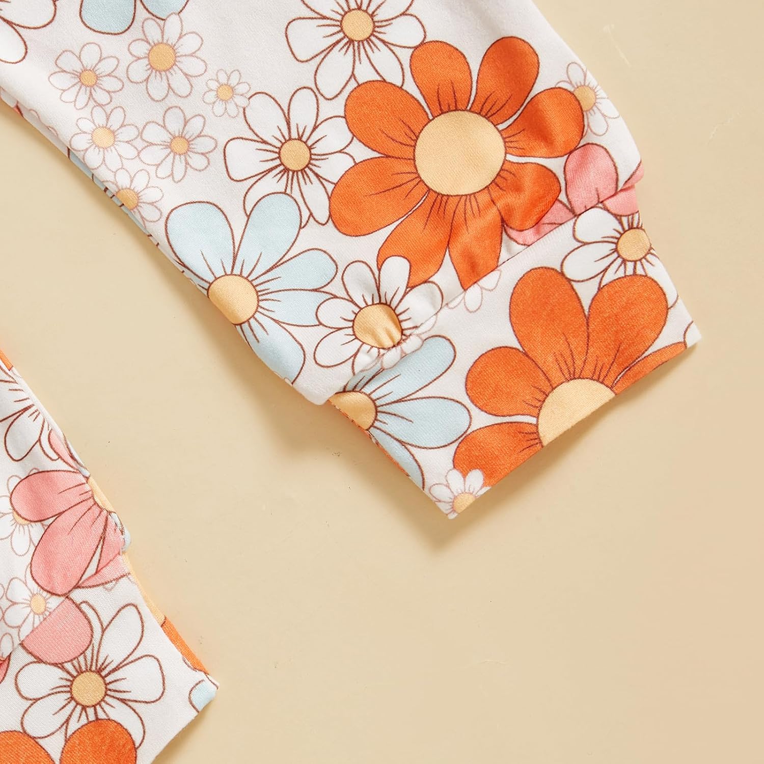 Karuedoo Toddler Baby Girl Clothes Letter Print Long Sleeve Sweatshirt Top Floral Pants Headband Set 3Pcs Fall Winter Outfits