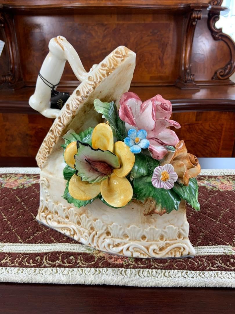 陶器 置物 アイロン バラ 花束 ブーケ イタリア製 陶花 SONDA 陶器 置物 アイロン バラ 花束 ブーケ イタリア製 陶花 SONDA 陶花