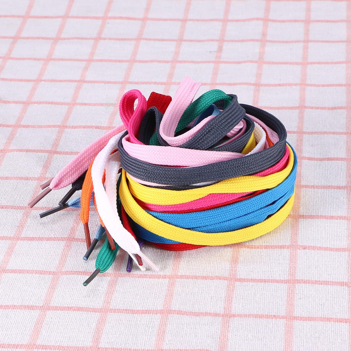 EXCEART 12 Pares Cordones Deportivos Planos de Repuesto 110x0, 8cm Mixtos