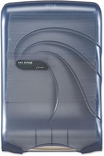 San Jamar T1790TBL Ultrafold Multifold/C-Fold Towel Dispenser Oceans Blue 11 3/4 x 6 1/4 x 18