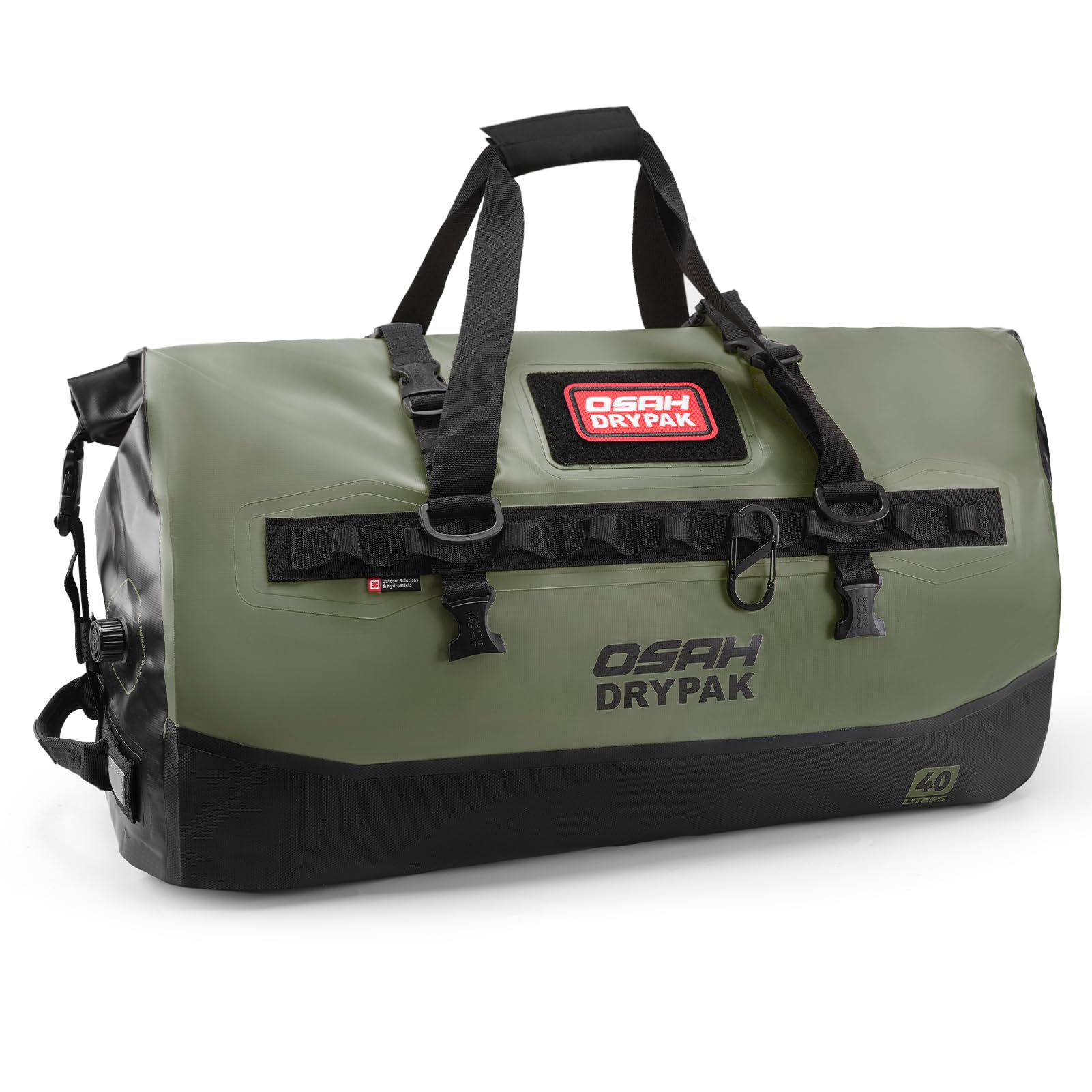 OSAH DRYPAK Waterproof Duffel Bag 25L/40L/60L – Heavy-Duty Motorcycle Tail Bag, Roll-Top Dry Bag for Travel, Camping, Boating, Kayaking, Outdoor Adventure