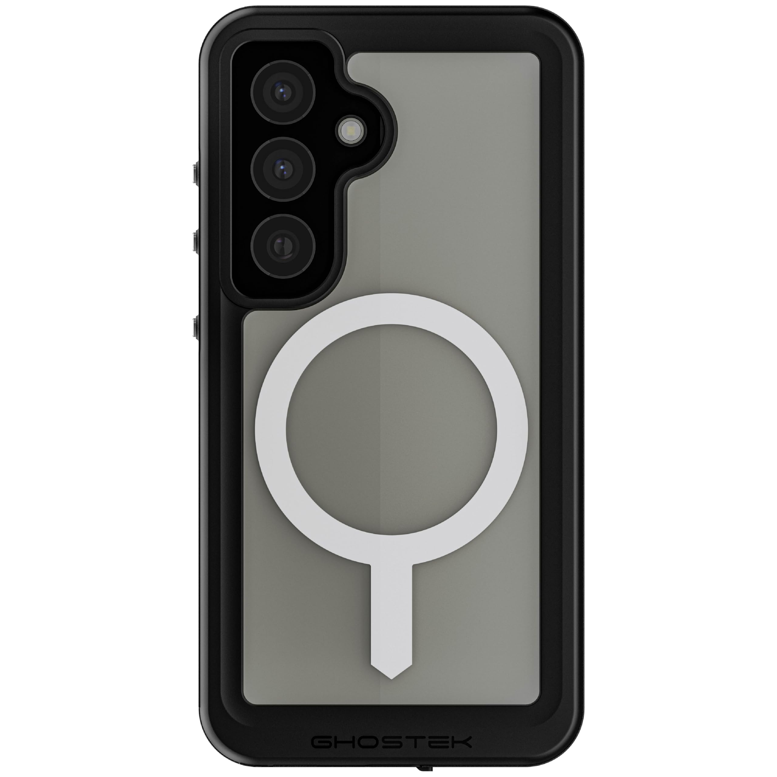 Ghostek® Direct Ghostek Nautical Slim Galaxy S25 Waterproof Case Rugged with Screen Protector, Camera Lens Cover and Magnetic MagSafe Compatible with Samsung S25 2025 (6.2") (Clear)