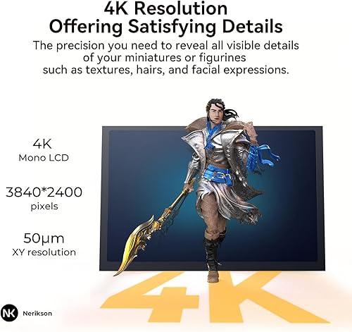 Miniatura 2 de Creality Impresora 3D de resina Halot-Play, resolución 4K de 8.9 pulgadas, impresora de resina 3D monocromática LCD de 8.9 pulgadas con luz integral