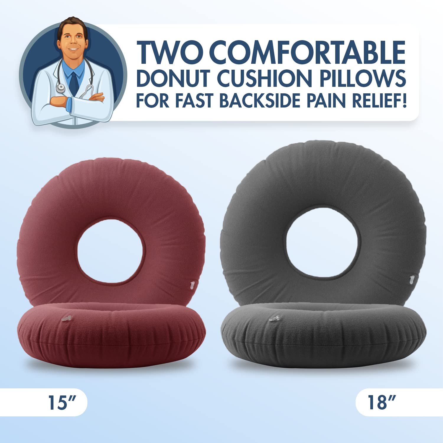 Shredded Memory Foam Pillows 2 Pack Standard Size 20 x 26 Inches, Cooling Bed Pillow for Sleeping Set of 2, Adjustable Gel Pillows for Stomach Side Back Sleepers, CertiPUR-US