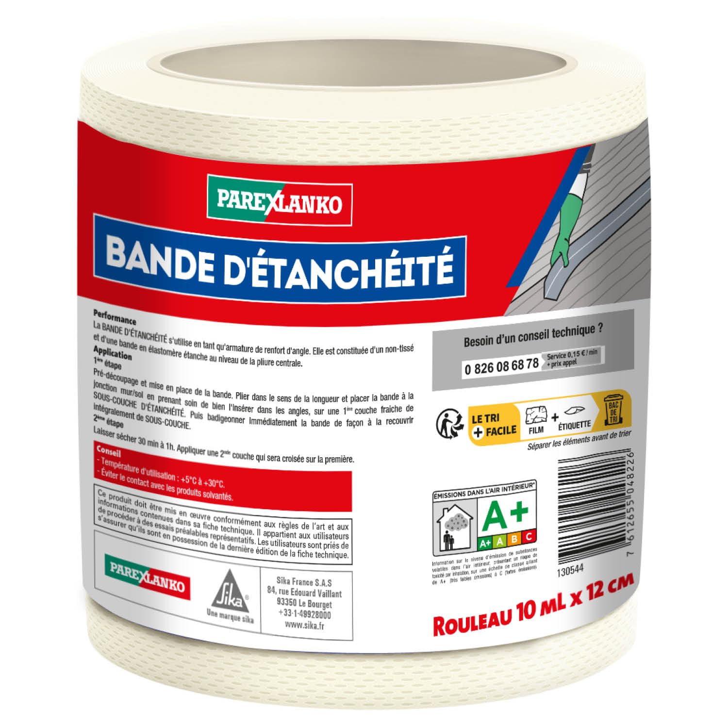 Bande d’étanchéité contre fuites et fissures de douche 10m