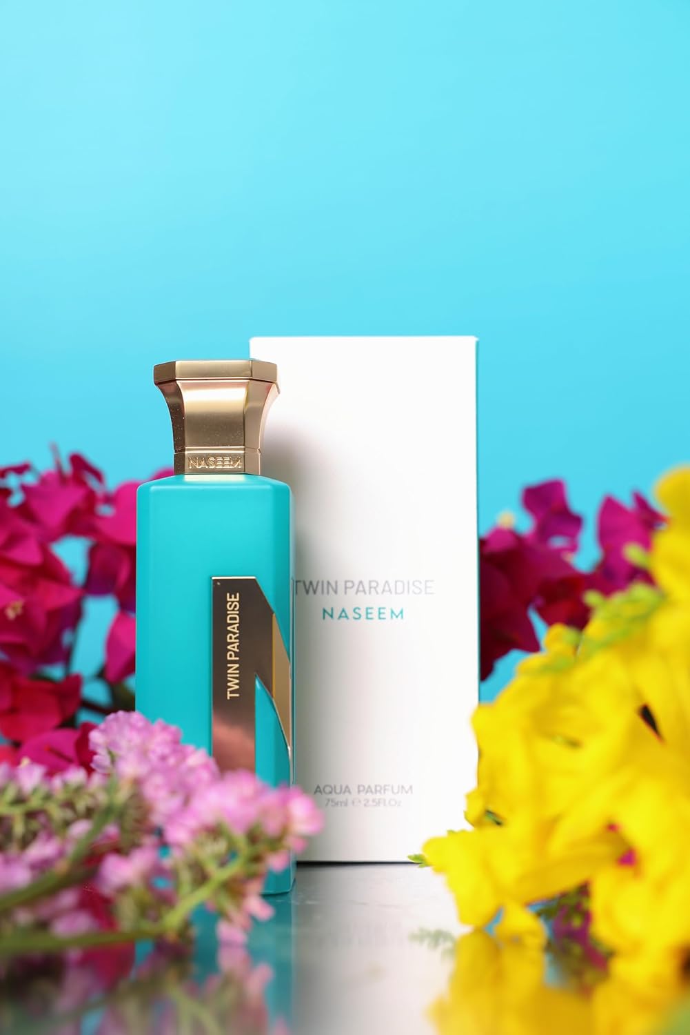 Naseem Twin Paradise Aqua Perfume 75 ml - Unisex Eau De Parfum for Men & Women - Subtle Tonal Fragrance - Alcohol-Free, Long Lasting & Hypoallergenic Scent for Every Occasion - Image 7