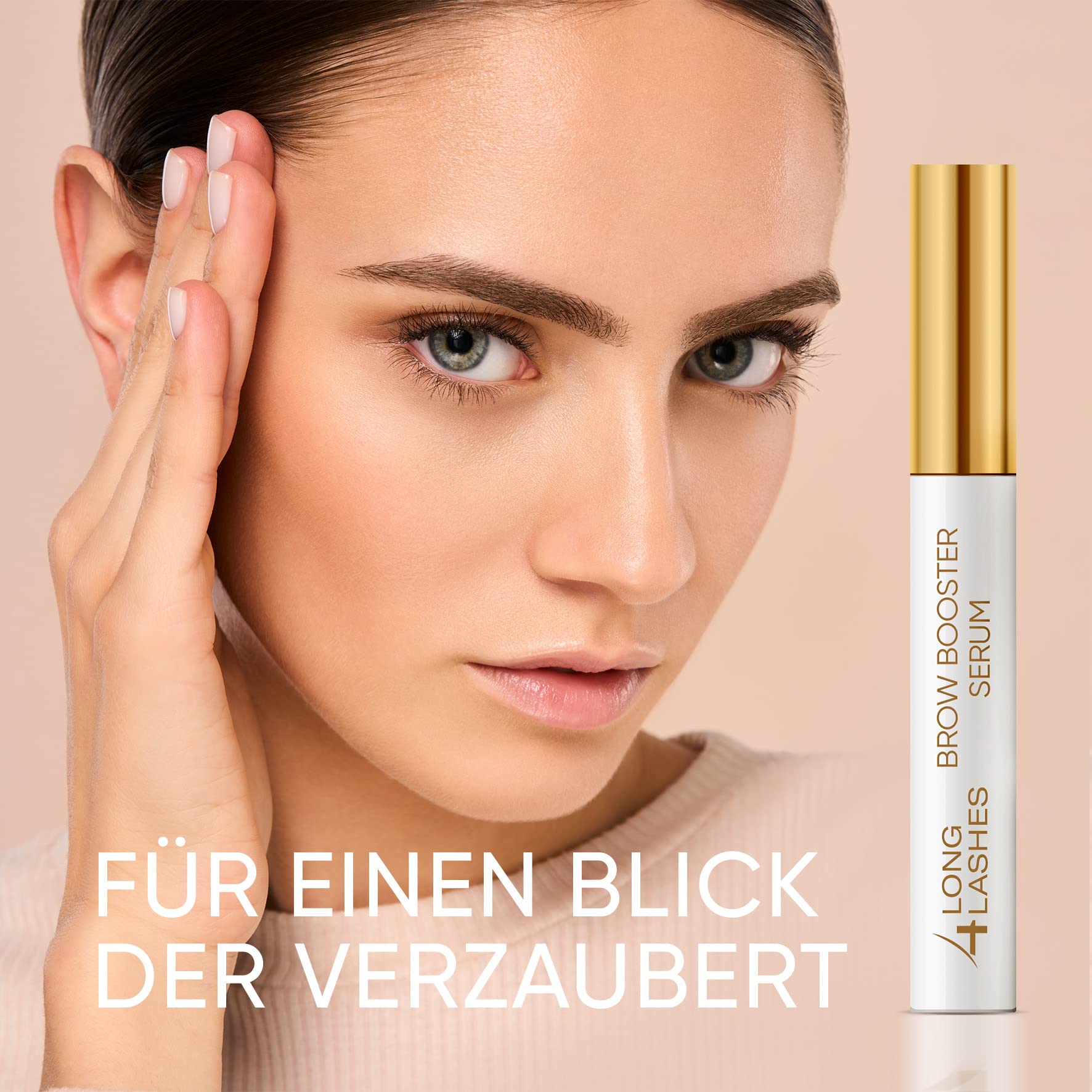 Long4Lashes Booster Siero per sopracciglia by Oceanic, vegan eyebrow siero – 3 ml (confezione da 1)