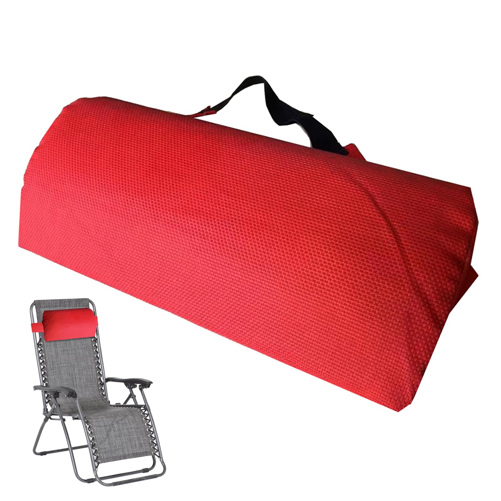 Almohada de cabeza reclinable: cojín de reposo en cuello transpirable con ajuste de altura | Soporte de cabeza cómodo para el sofá, silla reclinable, asiento para el automóvil y asientos de salón - id