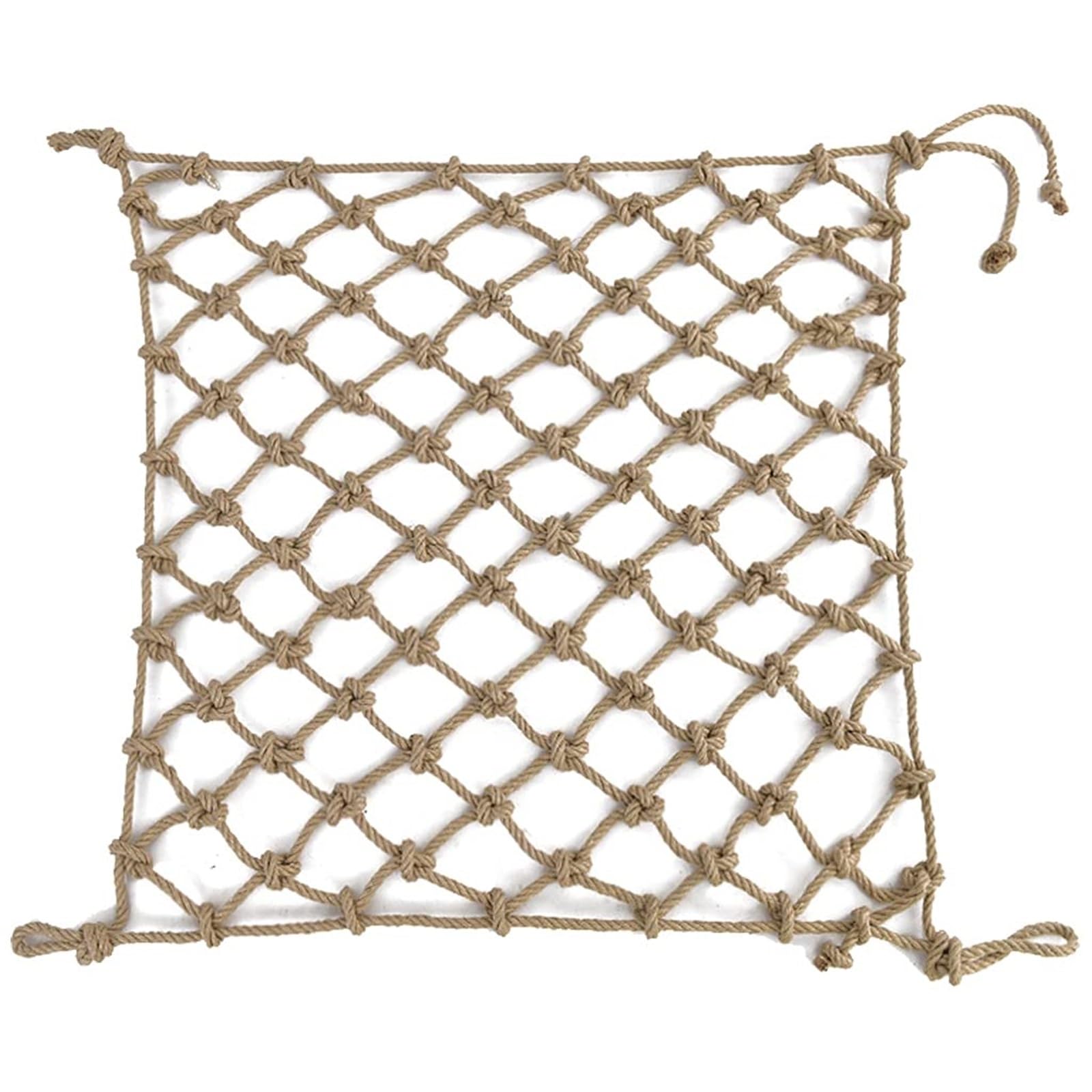 safety net Jute Hemp Rope Nets Versatile Rope Net Tree House Climbing Child Safety Stair Balcony Railing Protect 4mm 1㎡ railings(6cm)