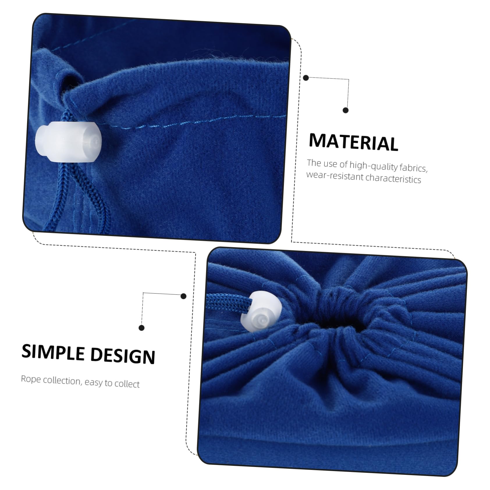 Housoutil Shockproof Liner Bag Neoprene Digital Camera Pouch Storage for Camera and Accessories Portable Velvet Inner Black