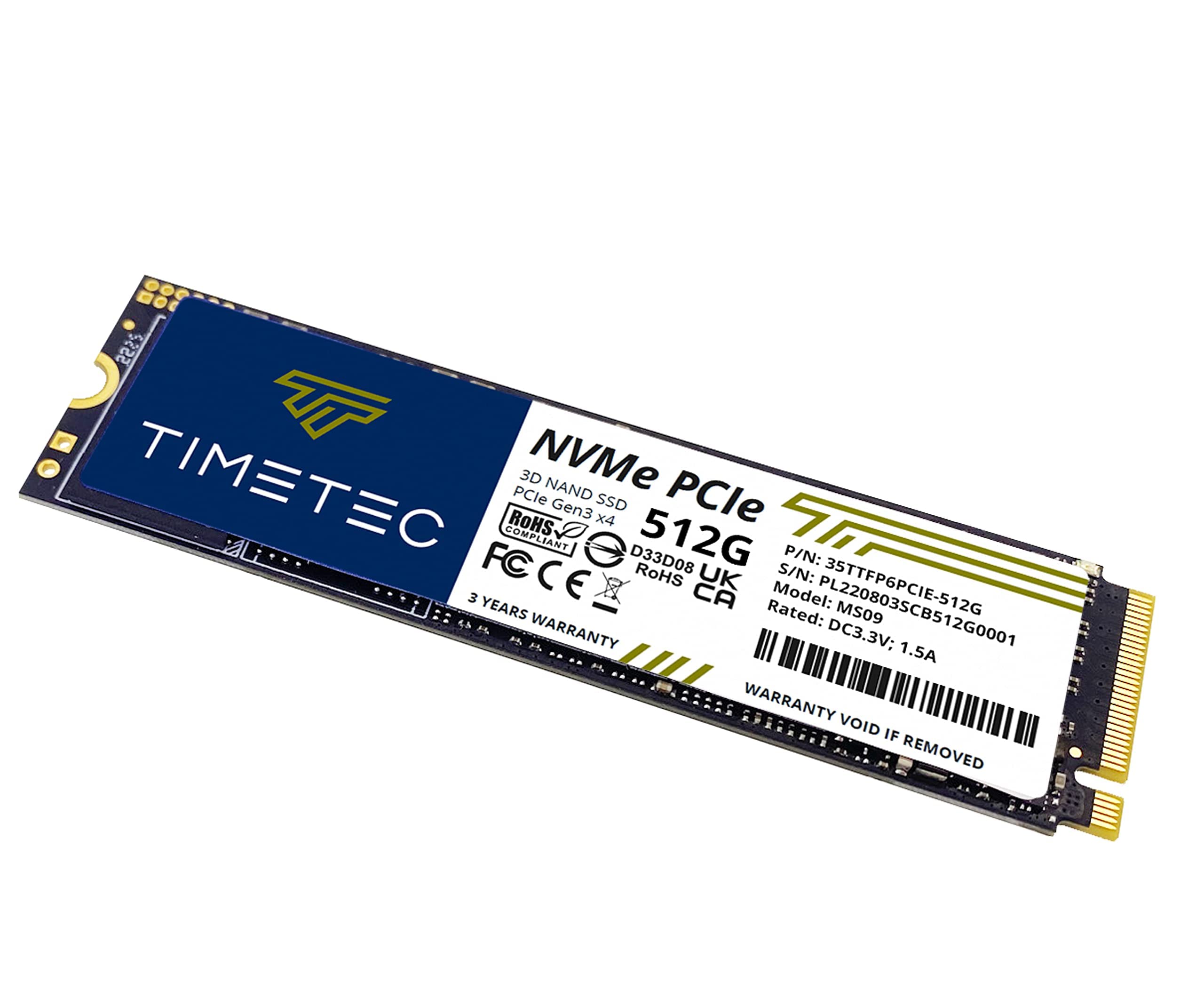 Amazon.com: Timetec 512GBx10 (10 Pack) SSD NVMe PCIe Gen3x4 8Gb/s