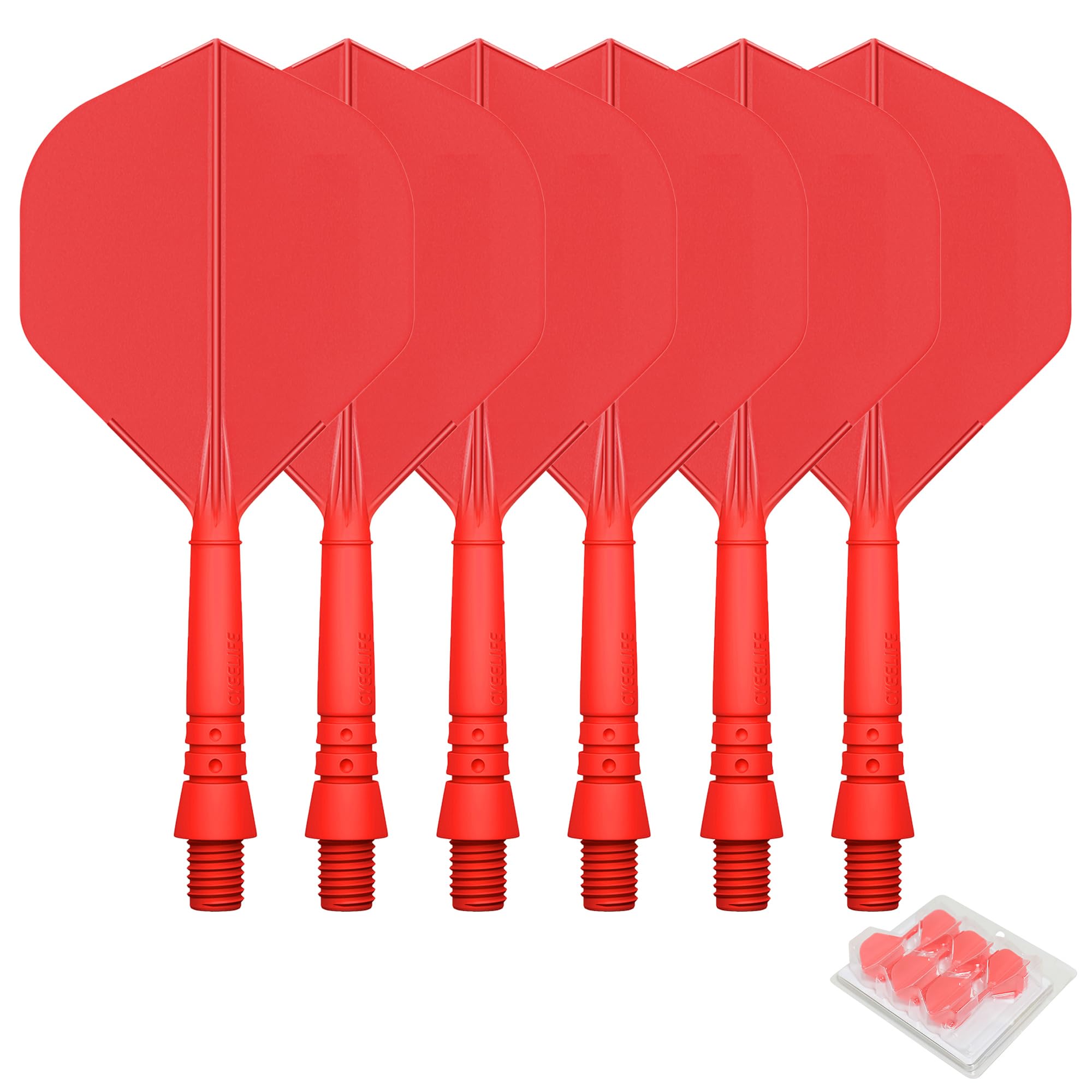 CyeeLife Dart Schäfte und Flights aus einem 2BA Dartpfeile Zubehör CF02A Erhältlich in Mehreren Farben und Größen