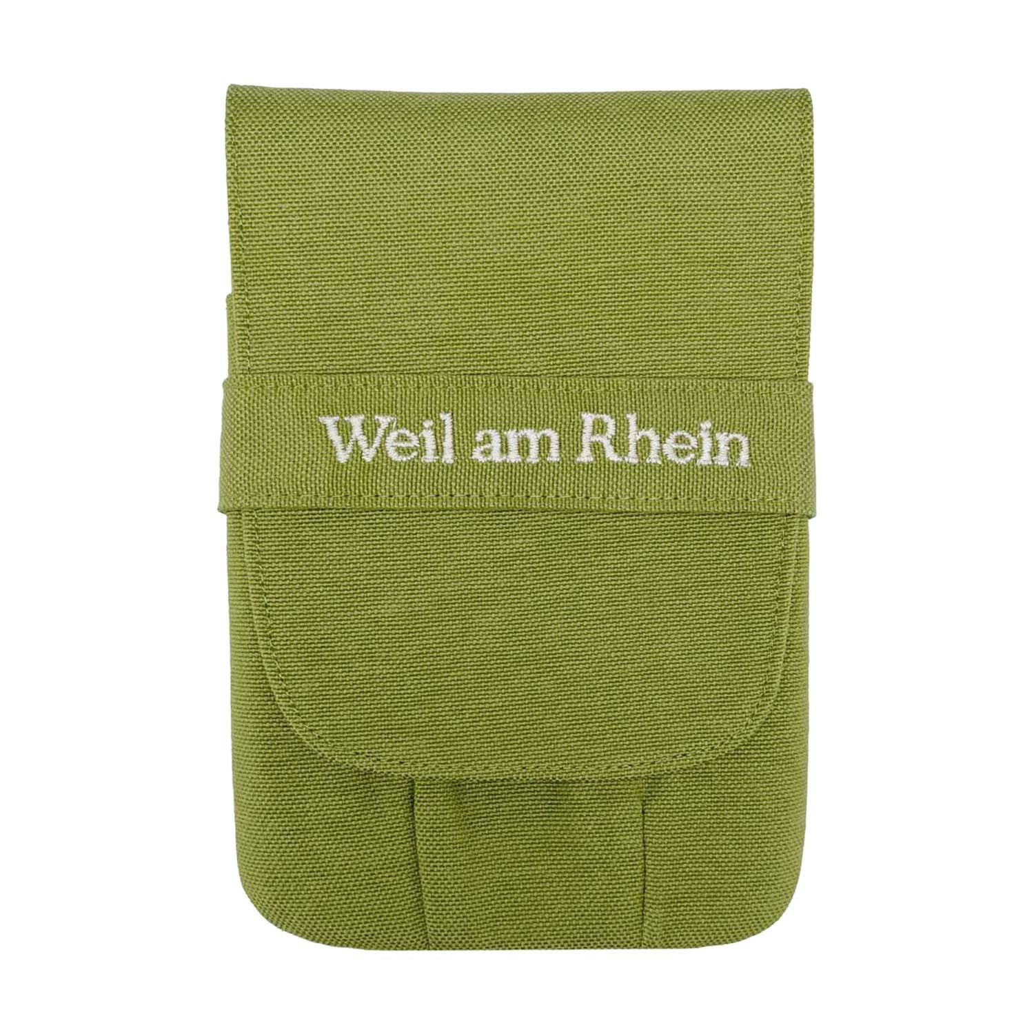 Weil am Rhein Triple Serisi 3'lü Kalem Kılıfı ve Defter, Su ve Mürekkep İtici Kumaş, Hediye Kutulu, Günlük Kullanım veya Hediye İçin İdeal (Yeşil)