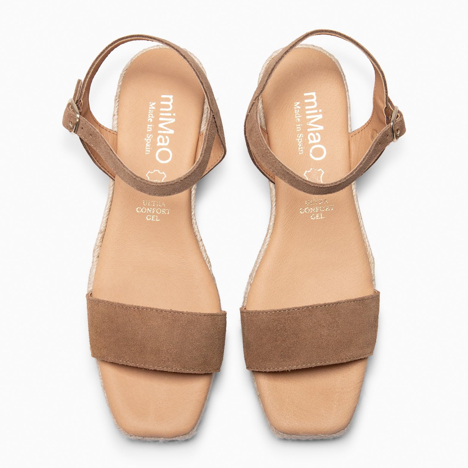 Sandalias de Esparto con Cuña Baja Hechas en España