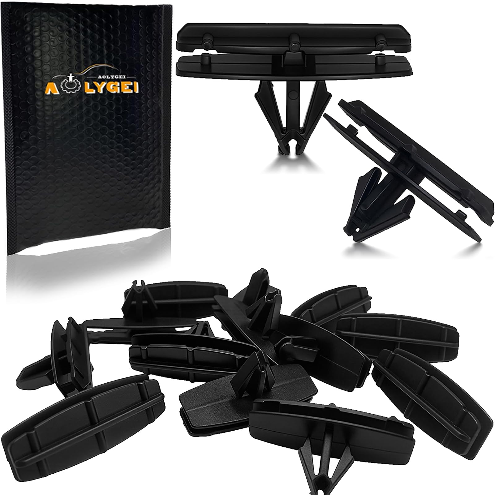 C22 25PCS Fender Flare & Rocker Moulding Clip Replacement for 68039280-AA Chrysler for Jeep Wrangler JK & Wrangler Unlimited JK 2007-On