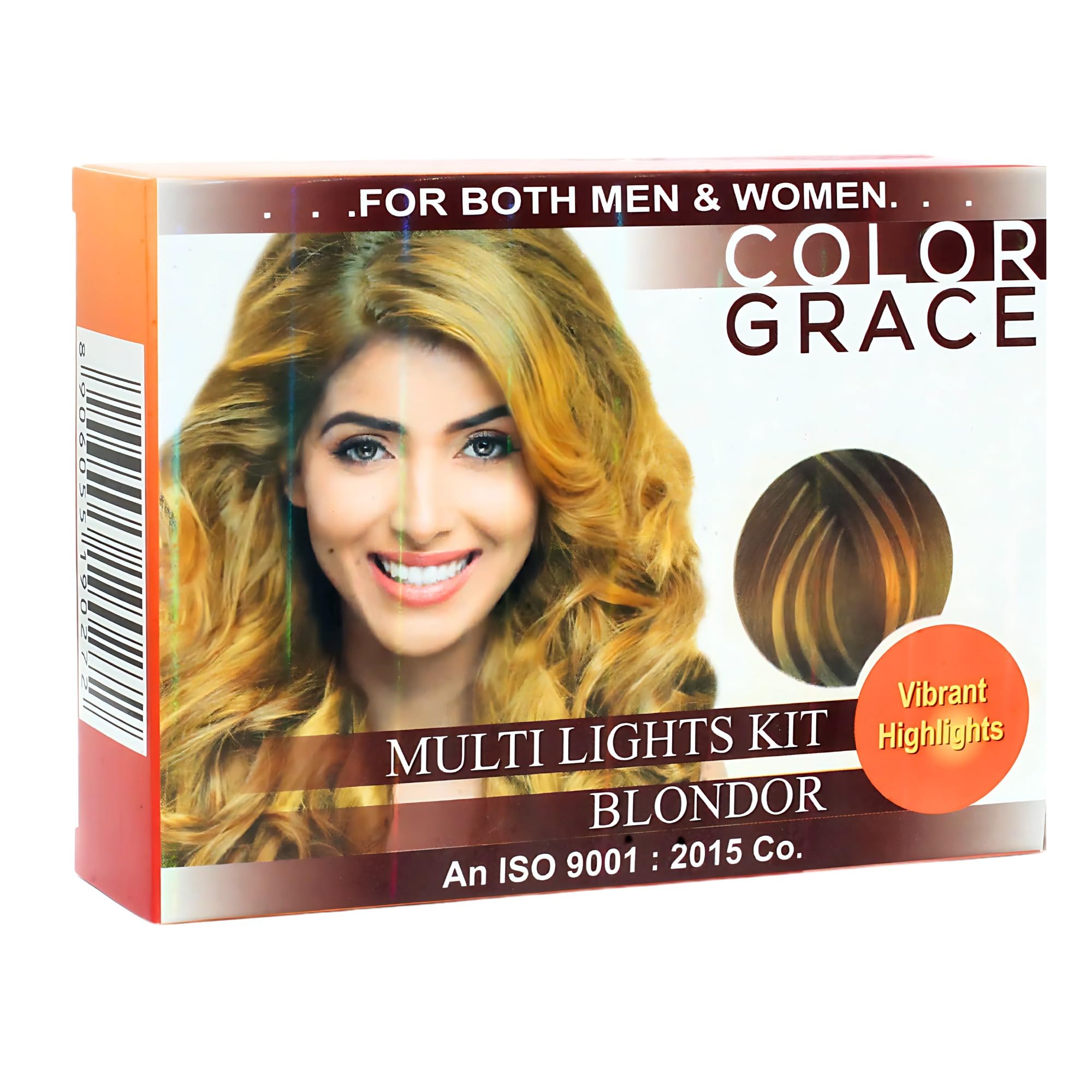 Hair Bleach & Highlighter Kit for Men & Women | DIY Golden Blonde Hair Kit with Bleach Powder, 60ml Developer, Brush & Mixing Bowl | Salon-Style Highlights at Home