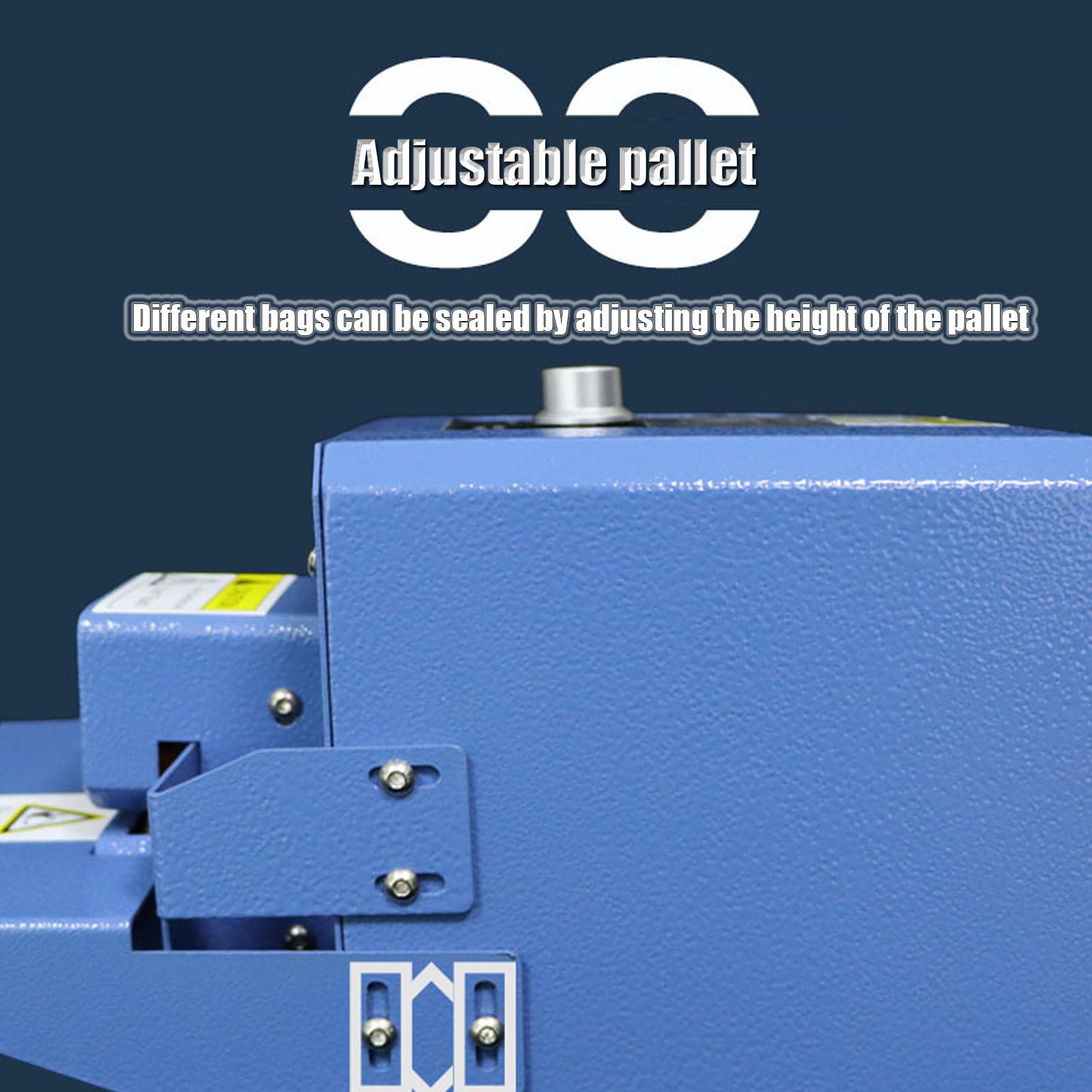 Sellador automático de banda, máquina de sellado térmico continuo para envasado de alimentos, sellador industrial de bolsas de plástico de 5 m/min