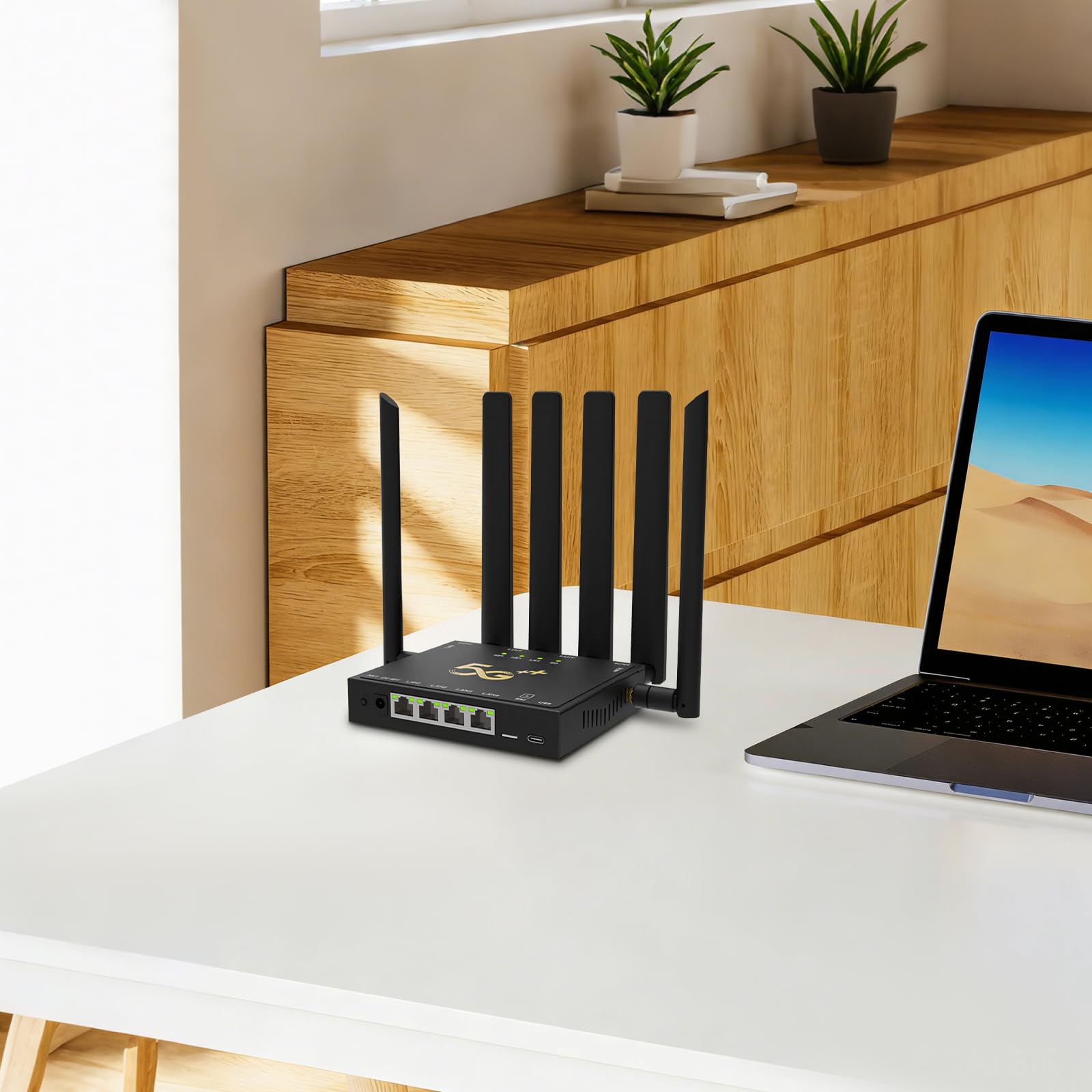 Mobil - Router 5G con 6 antenne e slot per scheda SIM, hotspot WiFi