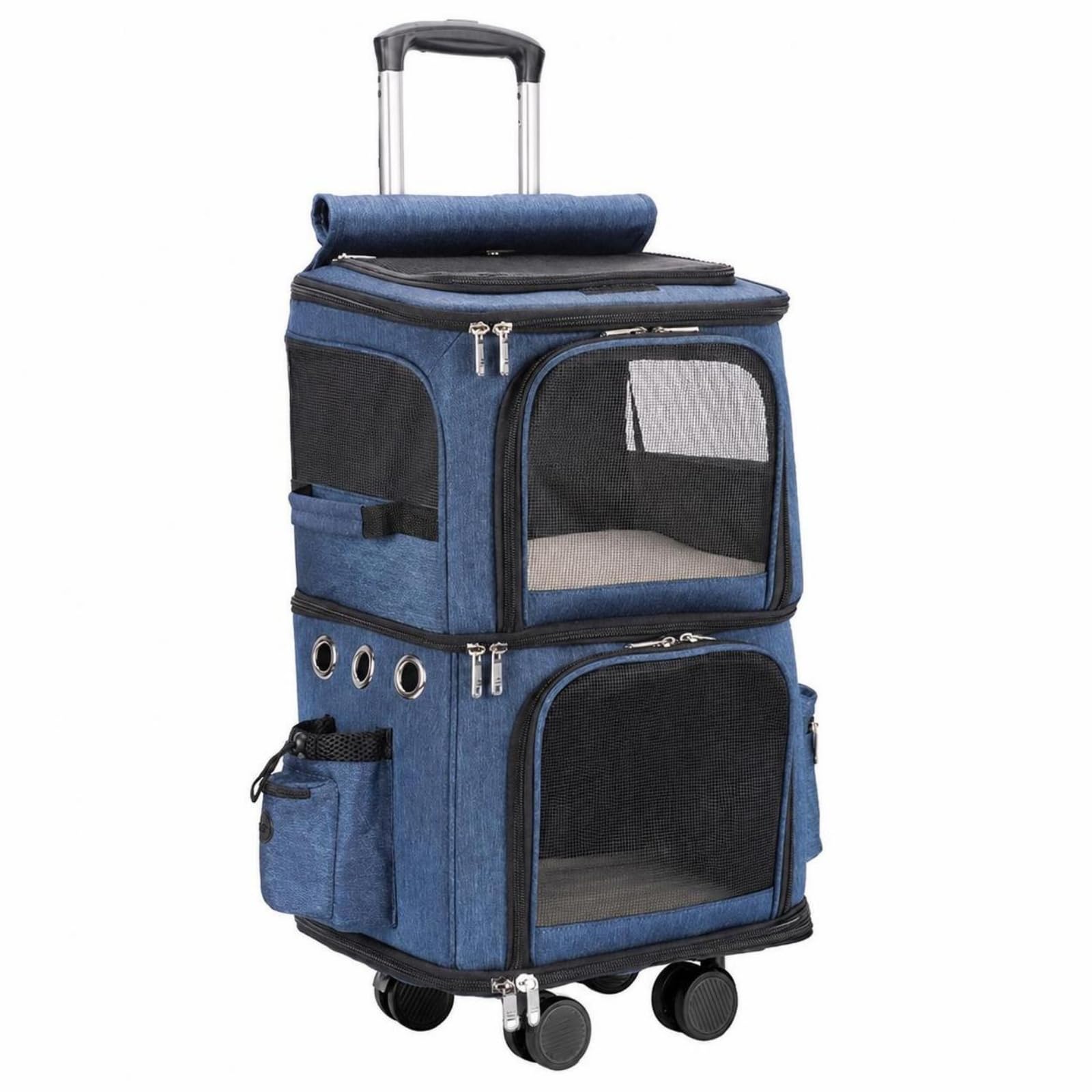 Faltbar Transportbox mit Rärn, Dunkelblau