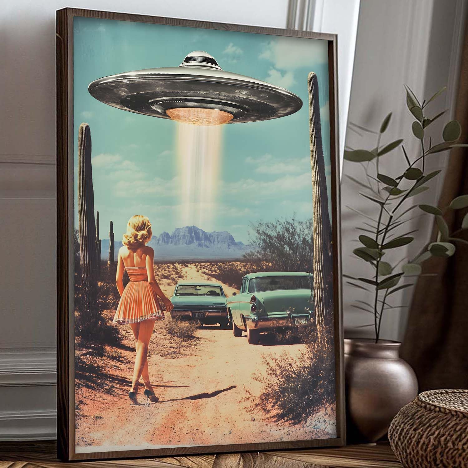 80'S☆E.T.☆壁掛け☆4☆ビンテージ☆ポスター☆アート☆宇宙人